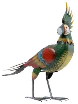 Atemberaubender Papagei grün ca. 48 cm - Dekofigur